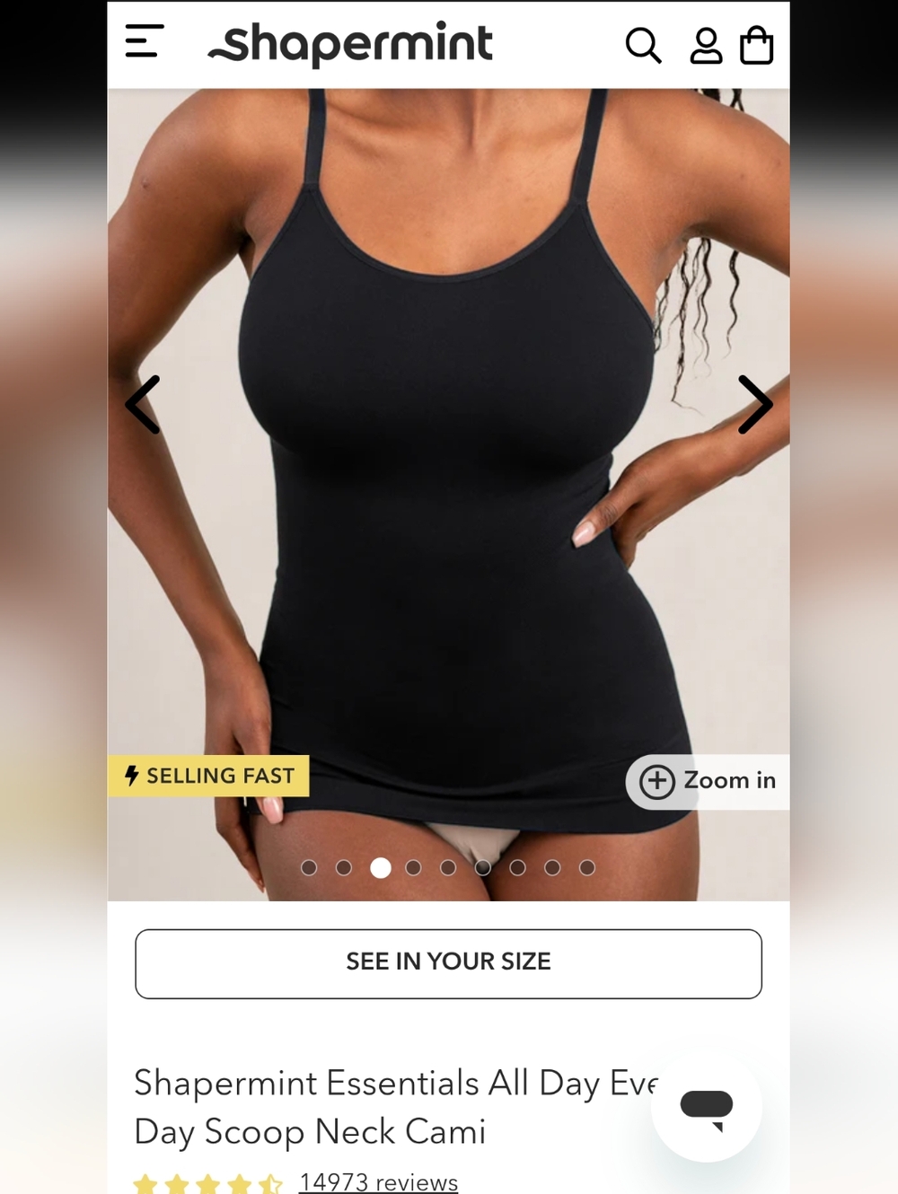 Cami Shapewear NWT